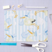 Blue Baby Stork Tissuepapier (Craft)