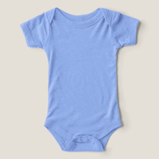 Blue Baby Tri-blend Bodysuit (Design voorkant)