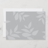 BLUE Baby Tuin Herten Lieve Baby Shower Uitnodigin Kaart (Achterkant)