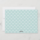 Blue Baby's eerste kerstboom fotokaart Feestdagenkaart (Achterkant)