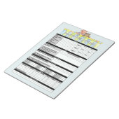 Blue Babysitters Journal-laptop Notitieblok (Schuin)