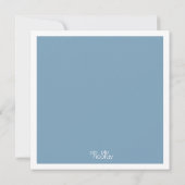 Blue Bachelorette Bridal Party fotokaarten Kaart (Achterkant)