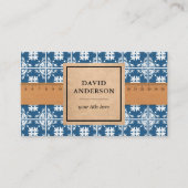 Blue Badkamer Keuken Vloeren Tegels Installer Visitekaartje (Voorkant)