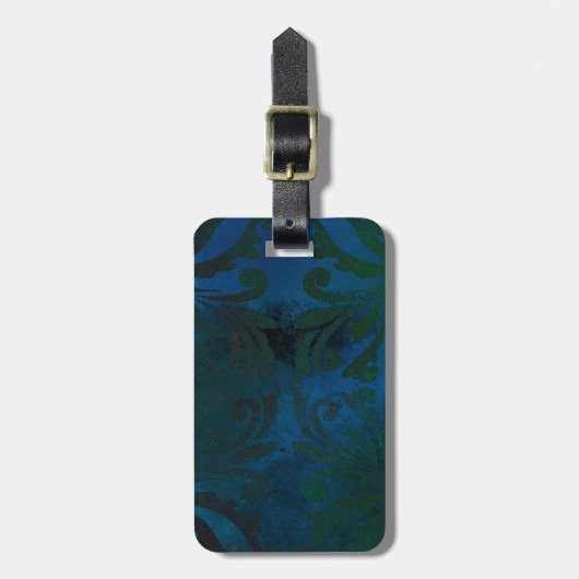 blue bagagelabel (Voorkant verticaal)
