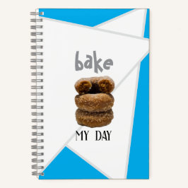 Blue Bake My Day Spiral Notitieboek