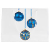 Blue Ball-kerstsierboeken - Grote cadeautas (Achterkant)