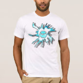 Blue Ball Water Splash T-shirt (Voorkant)