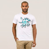Blue Ball Water Splash T-shirt (Voorkant volledig)