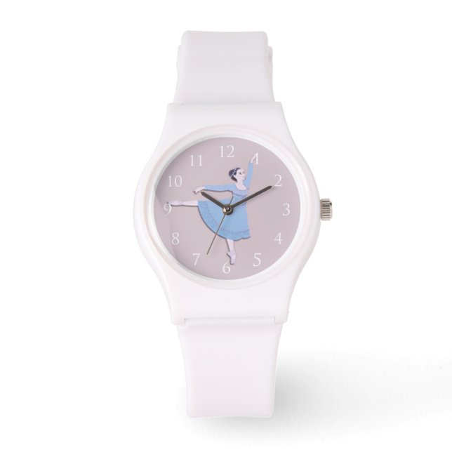 Blue Ballerina Horloge (Voorkant)