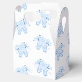 Blue Ballet Birthday Pointe Shoes Bedankdoosjes (Geopend)