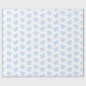 Blue Ballet Birthday Pointe Shoes Cadeaupapier (Vlak)