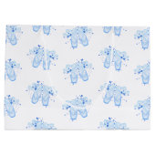 Blue Ballet Birthday Pointe Shoes Groot Cadeauzakje (Achterkant)
