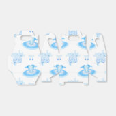 Blue Ballet Birthday Tutu & Pointe Shoes Bedankdoosjes (Uitgevouwen)