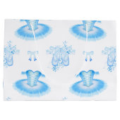 Blue Ballet Birthday Tutu & Pointe Shoes Groot Cadeauzakje (Achterkant)