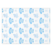 Blue Ballet Birthday Tutu & Pointe Shoes Tafelkleed (Voorkant (Horizontaal))