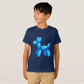 Blue Balloon Animal Dog T-shirt (Voorkant volledig)