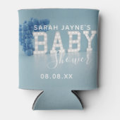 Blue Balloon Arch Baby shower Favor Koelbox Blikjeskoeler (Voorkant)