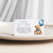 Blue Balloon Beer boeken voor Baby Boy Baby shower