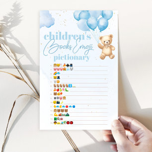 Blue Balloon beer kinderen boeken emoji pictionary
