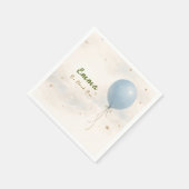 Blue Balloon First Birthday Paper Napkins Servet (Hoek)