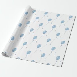 Blue balloon Gift Wrapping Cadeaupapier