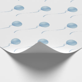 Blue balloon Gift Wrapping Cadeaupapier 