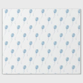 Blue balloon Gift Wrapping Paper - Cadeaupapier (Vlak)