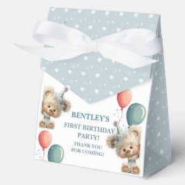 Blue Balloon Hedgehogs Celebration Bedankdoosjes