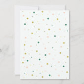 Blue Balloon met Tassel Baby shower uitnodiging (Achterkant)