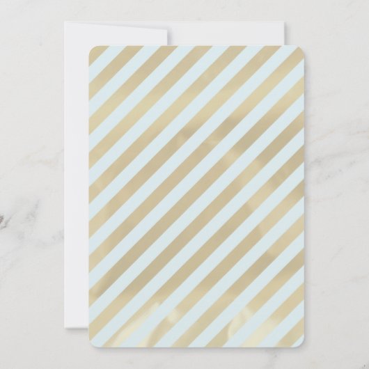 Blue Balloons & Clouds verjaardagsfeest uitnodigin Kaart (Achterkant)