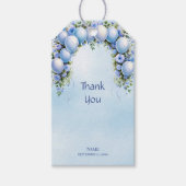 Blue Balloons Gift Label Cadeaulabel (Voorkant)