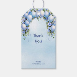 Blue Balloons Gift Label Cadeaulabel