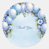 Blue Balloons Sticker (Voorkant)