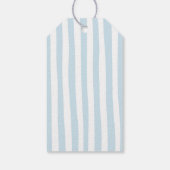 Blue Balloons Teddy Bear Birthday Gift Tag Cadeaulabel (Achterkant)