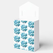 Blue Balloons Waterverf Boy Baby shower Bedankdoosjes (Geopend)