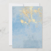 Blue Balloons Ze staat op het punt om Pop Baby sho Kaart (Achterkant)