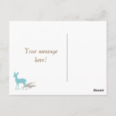 Blue Bambi All Occasion Custom Briefkaart (Achterkant)