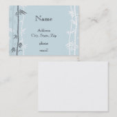 Blue Bamboo Visitekaartje (Voorkant / Achterkant)