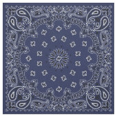 Blue Bandana Fabric Stof (Swatch)