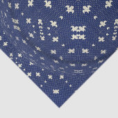 Blue Bandana Nordic Swedish Tissuepapier (Detail)