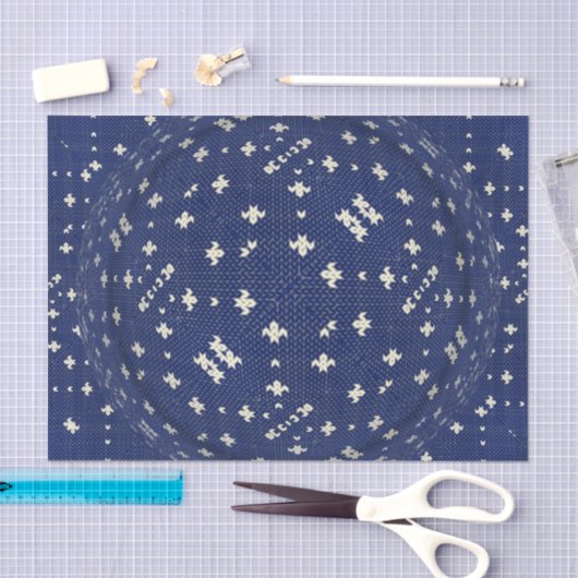 Blue Bandana Nordic Swedish Tissuepapier (Craft)