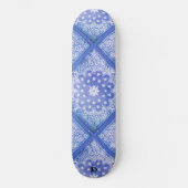Blue Bandana Pattern Dd Brand Persoonlijk Skateboard (Voorkant)