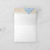 Blue Bandana Thank You Note Bedankkaart (Binnen)