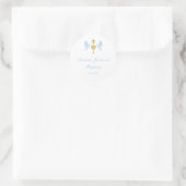 Blue Baptism Sticker Labels (Tas)