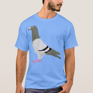Blue Bar Homing Pigeon T-shirt