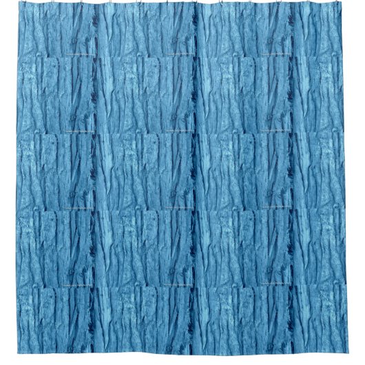 Blue Bark Shower Curtain Douchegordijn (Voorkant)