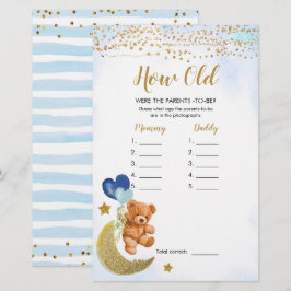 Blue Barly Baby shower Hoe oud waren de ouders?