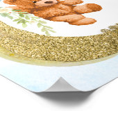 Blue Barly Baby shower Momosa Bar Poster (Hoek)