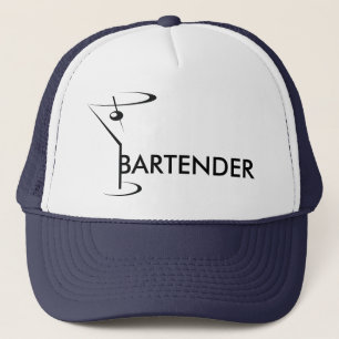 Blue Bartending Cocktail of Bartender Trucker Pet