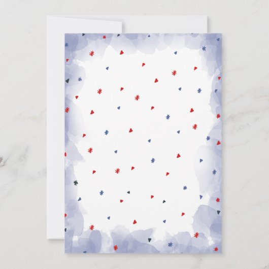 Blue Baseball 1e Verjaardag Feest Uitnodiging (Achterkant)